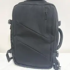 SUNOGE 37L 大容量　防水　リュックサック　マチ拡張　ビジネス　黒