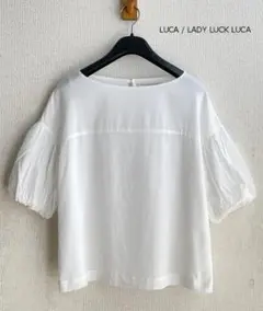 ルカ　LUCA/LADY LUCLK LUCA　バルーン袖ブラウス♪プルオーバー