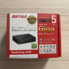 BUFFALO ギガスイッチングハブ LSW4-GT-5EPL/BK