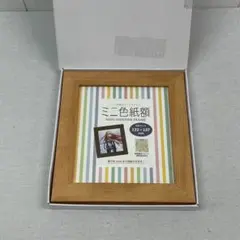 ③ 万丈 VANJOH ミニ色紙額 ナチュラル 色紙 額縁 置き型 掛け型