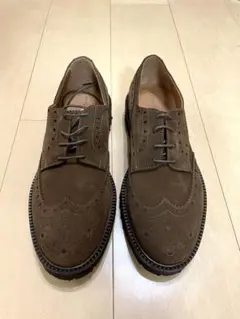 【新品】LEONARDO PRINCIPI ウィングチップ スエード 40