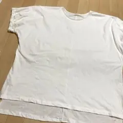 ショコラフィネローブ　綿100% tシャツ 半袖　フリサイズ　L Lサイズに