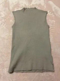 ミシェルマカロン ノースリーブニットトップス