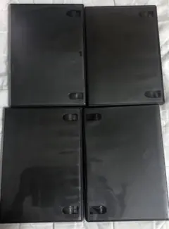 DVD 空ケース　1枚入り× 4個セット 黒