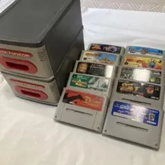 スーパーファミコンソフト10タイトル＋収納ケースセット