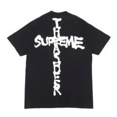 Supreme x Thrasher Cross Tee "Black"