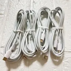 ⭐︎ USB C ケーブル 2m 4本 ホワイト