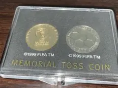 日韓ワールドカップ　2002 サッカー　MEMORIAL TOSS COIN
