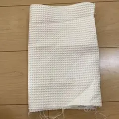 ホワイトワッフル加工布地