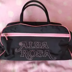 ALBA ROSA ロゴハイビボストンバッグ　グレー　アルバローザ 2025年最新】ALBAROSA レディース ボストンバッグ・旅行用バッグ