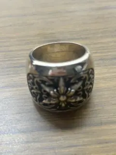 【silver925】指輪 リング 十字架 キーパーリング18号