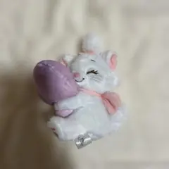 ディズニーストア　にこにこはーちょ　マリーちゃん　ぬいぐるみキーホルダー