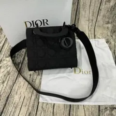 Dior ブラック ショルダーバッグ