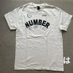 GILDAN ギルダン　NUMBER プリントTシャツ　男女　クリーム色系