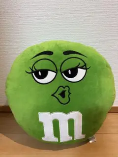 M&M's エムアンドエムズ クッション チョコレート グリーン レア