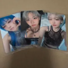 JISOO Blue Jeans 封入トレカ　3種セット