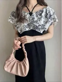 grl トワルドジュイ柄ラッフルマーメイドワンピース tu603 GRL