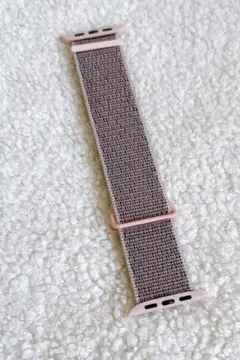 AppleWatch ピンク　42mm 44mm 45mm ナイロン時計バンド
