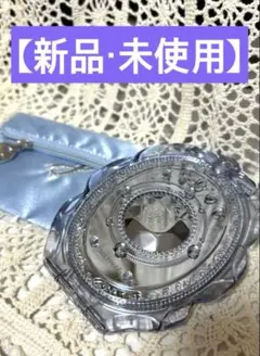【新品未開封】♡ ジルスチュアート サムシングピュアブルー 夜桜 ミラー ♡ 試してみた】サムシングピュアブルー コンパクトミラー Ⅱ JILL