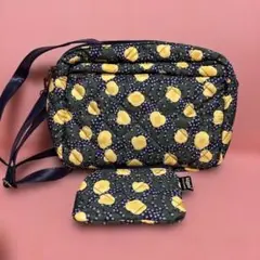 未使用　kippis 北欧柄 ショルダーバッグ　テッシュポーチ付
