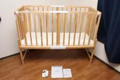 ☆専用マットレス付き☆ そいねーるⅢ ベビーベッド ナチュラル 添い寝