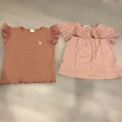 トップス　ピンク　100 半袖