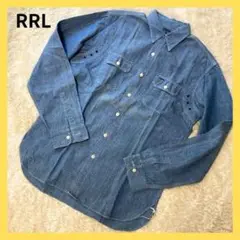 RRL キムタク着用 ブラックシャンブレー グランメゾン　ボルチモア　デップ RRL キムタク着用 ブラックシャンブレー グランメゾン