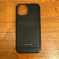 <新品未使用> ジルサンダー iPhone14 iPhone13 レザーケース Jil Sander☆レザー iPhone13、14携帯ケース