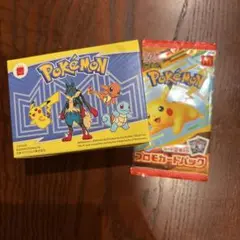 マクドナルド ハッピーセット ポケモン カード1パック　メガルカリオのとび出す