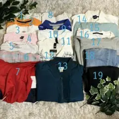 メンズ19点まとめ売り 春夏秋物 ブランド服 Sサイズ