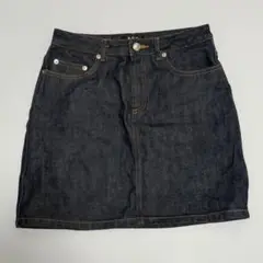A.P.C デニムスカート　34インチ　ミニスカート インディゴ