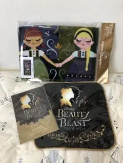 アナと雪の女王 & 美女と野獣 タオルセット