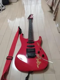fernandes fr-55？？　ロック式エレキギター トレモロアーム付属