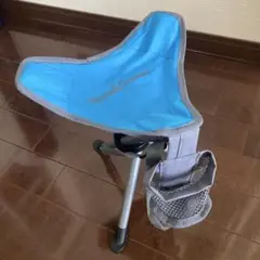 折りたたみ椅子 青灰色