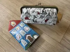 ムーミン、リトルミイがま口ポーチおまけ付き