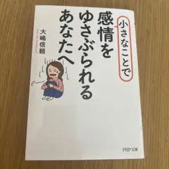 小さなことで感情をゆさぶられるあなたへ