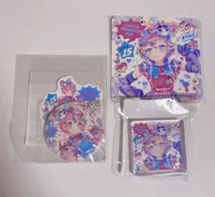 プリパラ ドロシー レオナ webくじ 缶バッジ アクブロ コースター