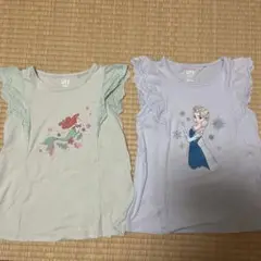 UT アリエル エルサ ノースリーブタンクトップ 130cm 2枚セット