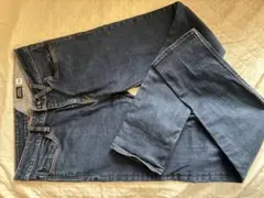 スリムフィットデニム 32 ダークブルー