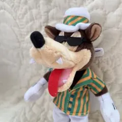 ☆ 未使用 タグ付き ディズニー 34周年 ビッグバッドウルフ ぬいぐるみバッジ