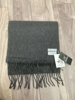 Hayashiguchi 高級 カシミヤ 100% マフラー ダークグレー 新品