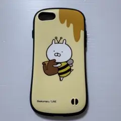 うさまる iFaceケースはちみつ柄　iPhone6〜SE対応★まとめ買い歓迎