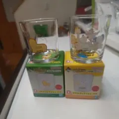 たべっ子どうぶつ 一番くじ D賞 グラスコレクション 2種