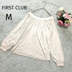 FIRST CLUB　オフショルダーインナー　シルク　M　ベージュ　4822