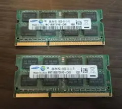 Samsung DDR3 4GB(2GB×2枚) ノート用メモリ