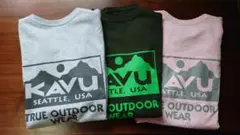 KAVU TRUE LOGO TEE/トゥルーロゴティー Mサイズ 3枚セット