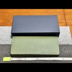 NICOLE ニコル メンズ 紳士 長財布 ウォレット緑 グリーン 新品