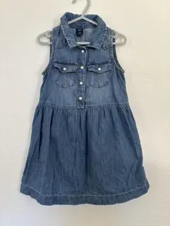 GAP デニムワンピース　ノースリーブ　100㎝