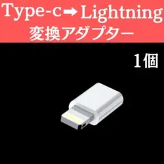 Type-C ➡︎Lightning 変換アダプター 白