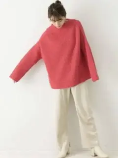 新品未使用‼︎ Sonny Labelボトルネックワイドバルキーニット pink